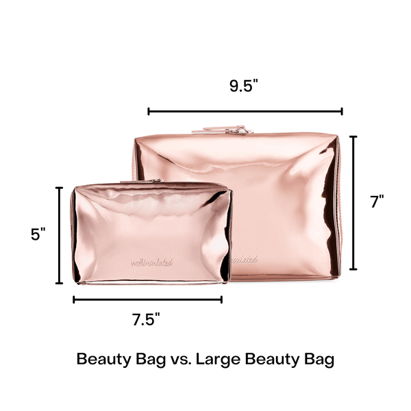 Performance Beauty Bag Large ROSE GOLD - WELLinsulated