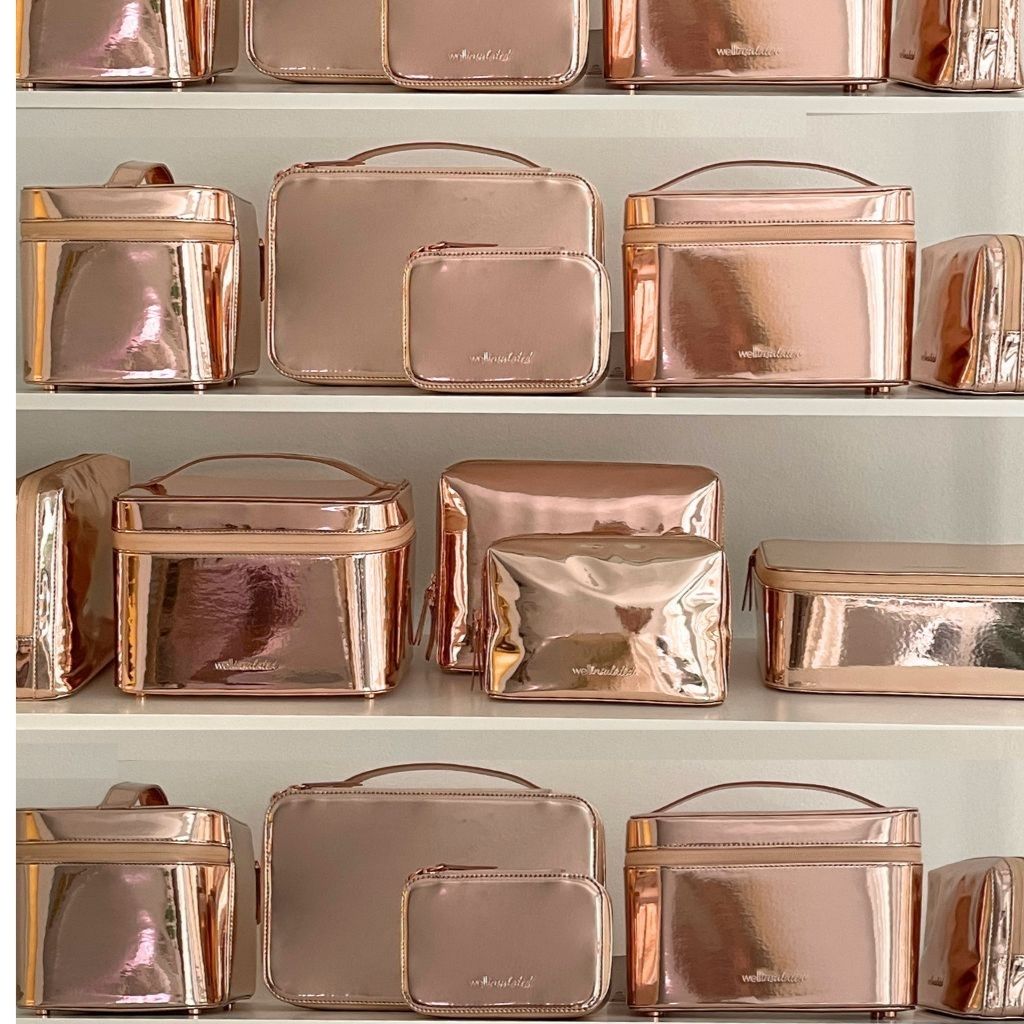 WELLinsulated Performance Beauty Case, Rose Gold, Accessories
