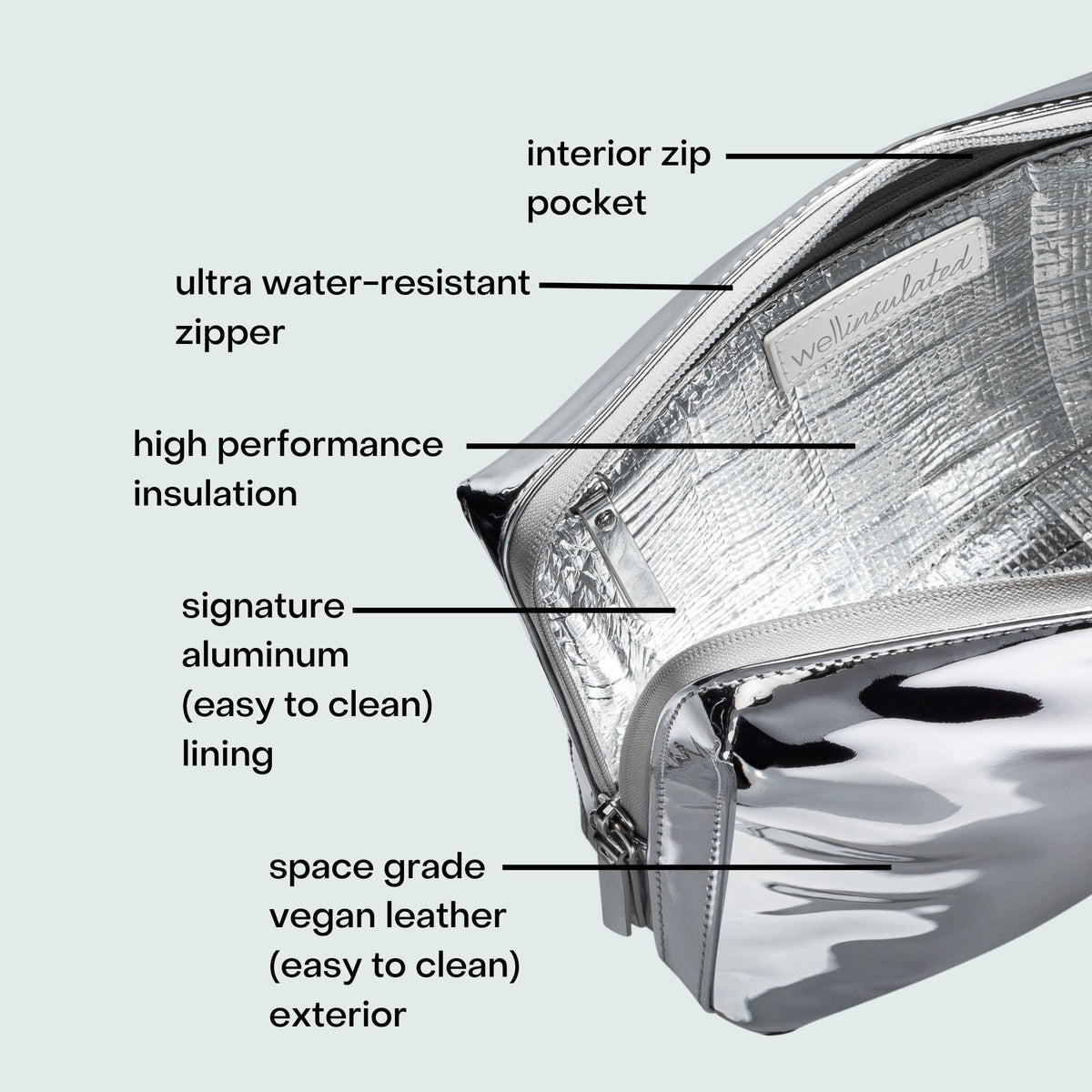 Performance Beauty Bag SILVER