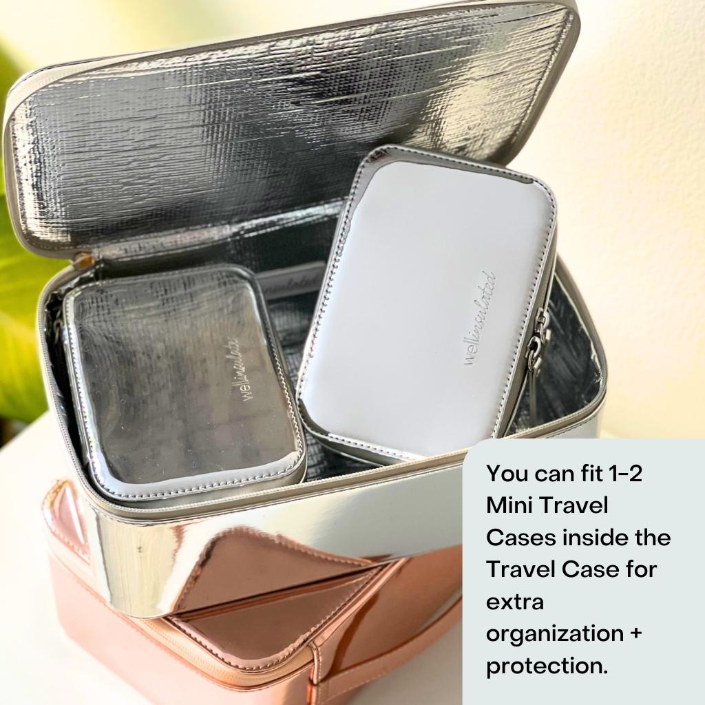Mini Travel Cases fit inside the Travel Case 