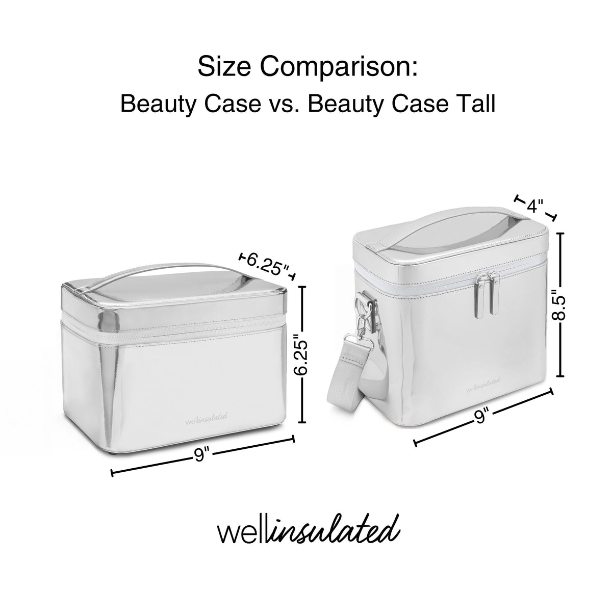 Performance Beauty Case Tall SILVER