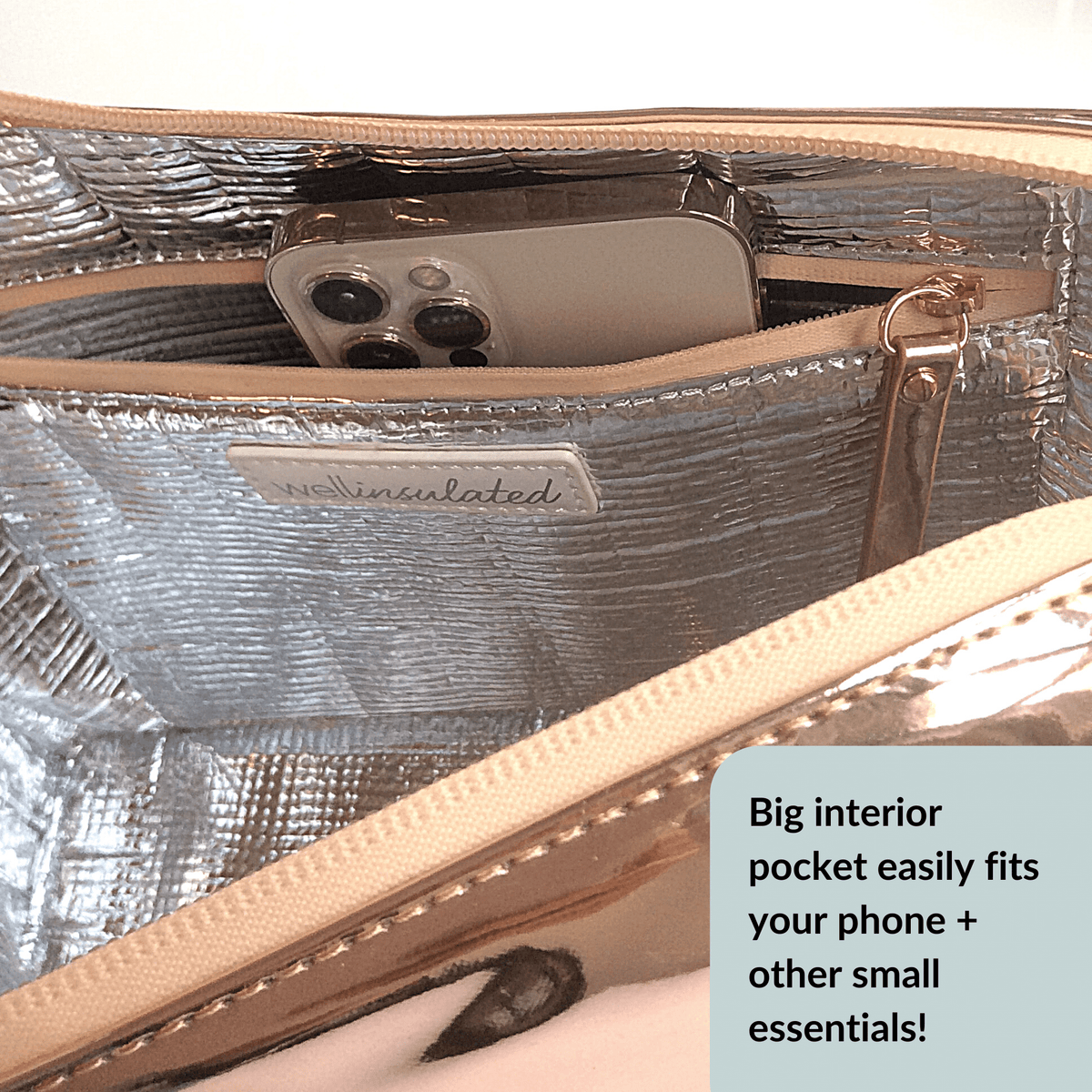 Rose gold large bag hotsell