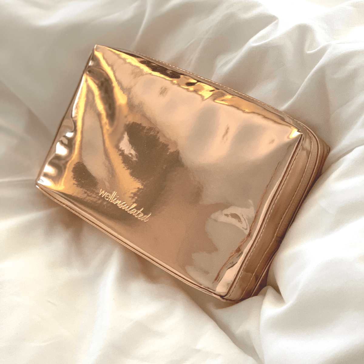 Gold 2025 wash bag