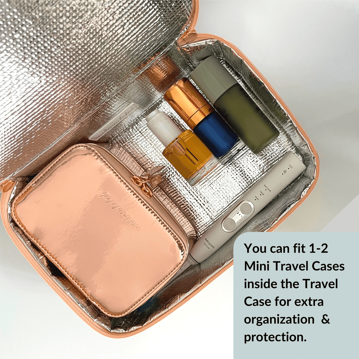 Performance Travel Case ROSE GOLD WELLinsulated